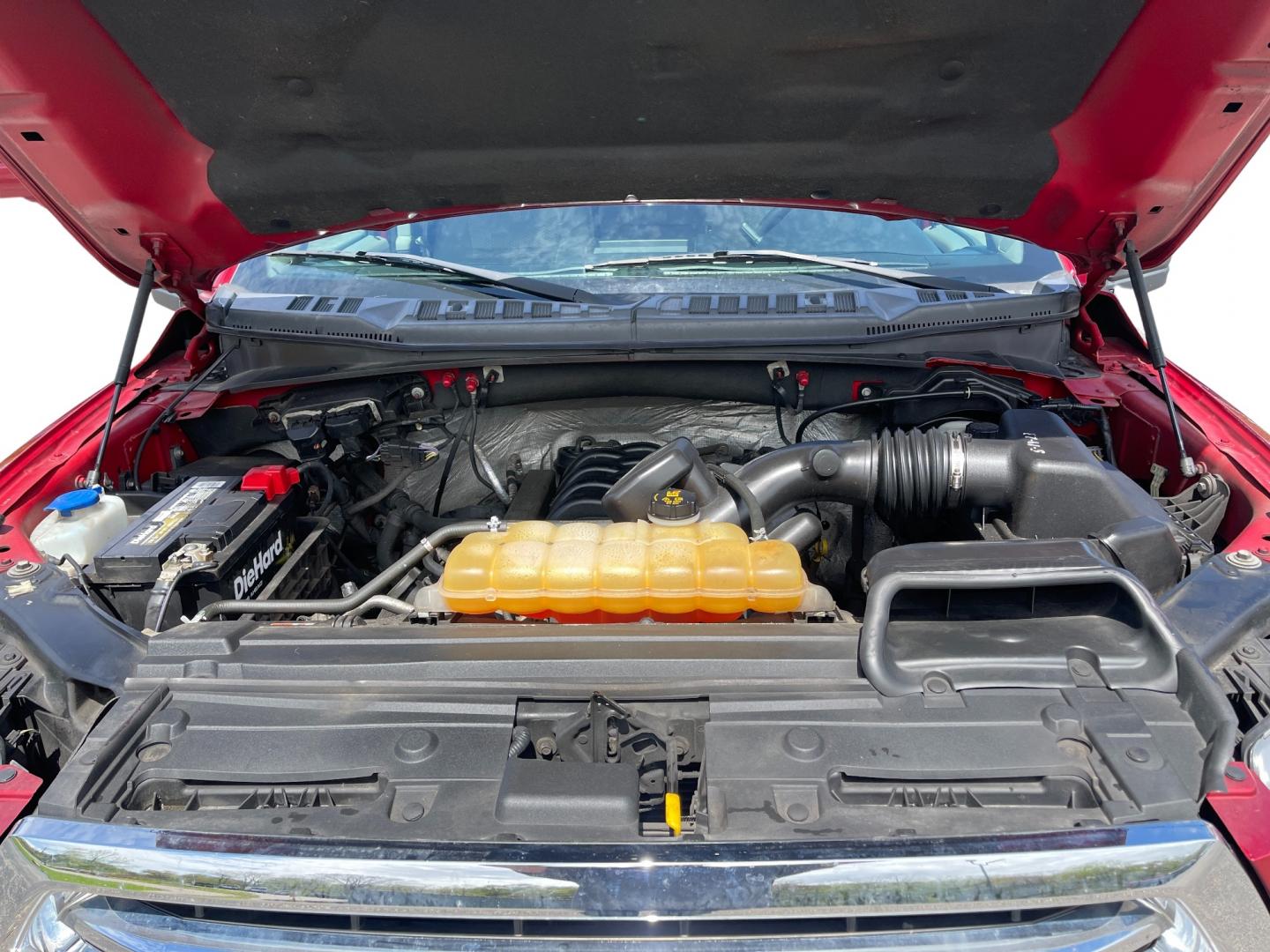 2015 Red /Gray Ford F-150 XLT SuperCab 6.5-ft. Bed 4WD (1FTFX1EF7FF) with an 5.0L V8 engine, 6-Speed Automatic transmission, located at 11115 Chardon Rd. , Chardon, OH, 44024, (440) 214-9705, 41.580246, -81.241943 - Photo#17